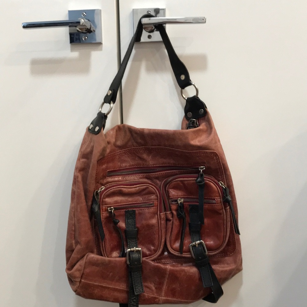 TANO distresses hobo bag. SUPER CUTE.